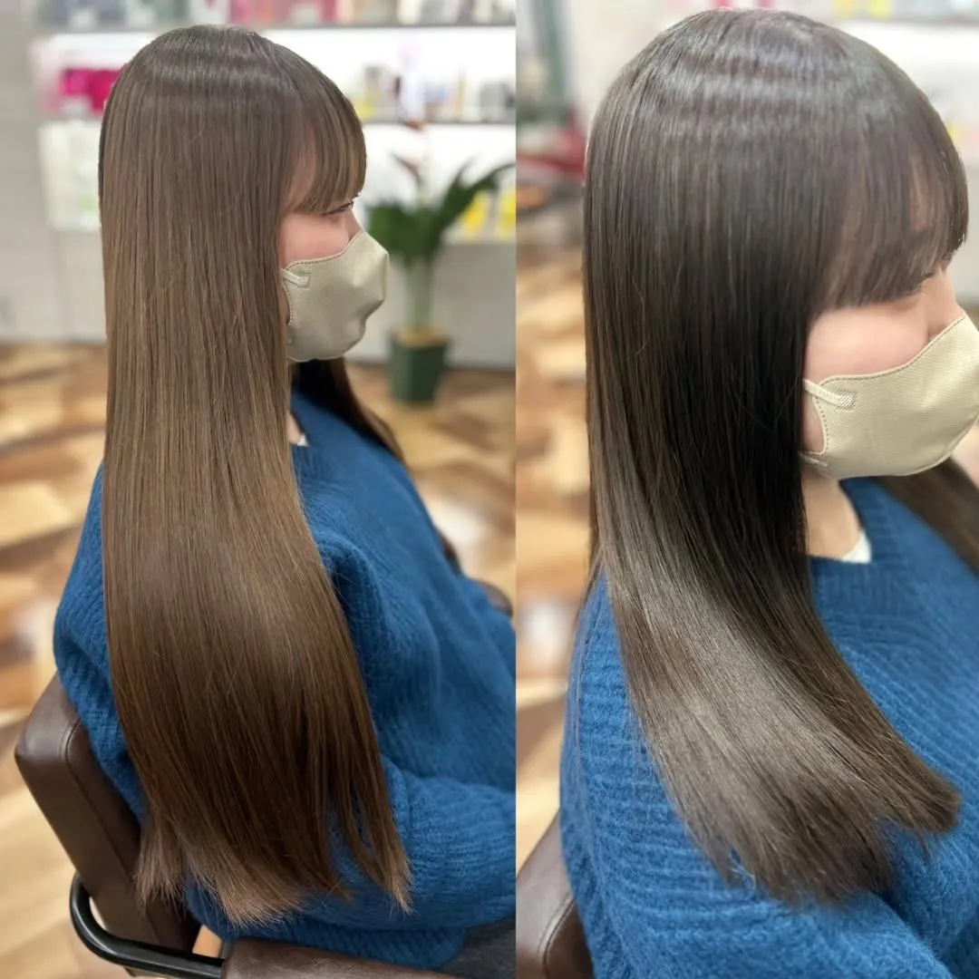 成人式も終わったのでバッサリカットしました♪